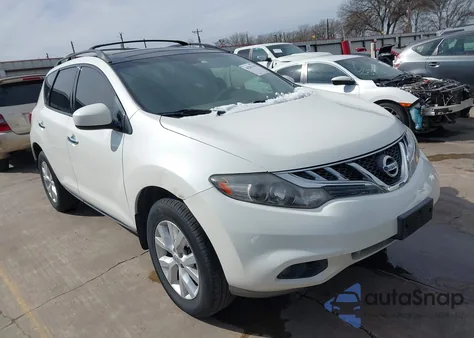 2012 Nissan Murano Sl из США, поврежденный, VIN JN8AZ1MU0CW117922